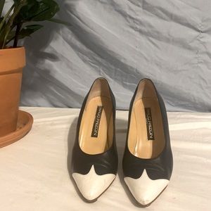 Mauo Frizon White Tipped Heel